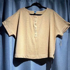 Old Navy Tan Crop Top